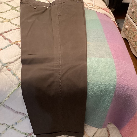 Faconnable Cadet brown cotton cuffed chinos - Picture 2 of 9